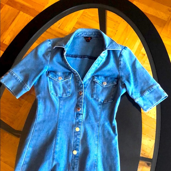 Guess Dresses & Skirts - Guess jean dress. No tags good condition.